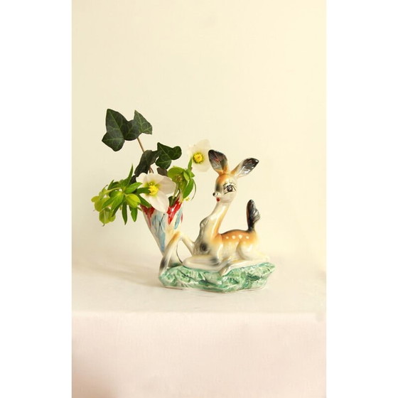 Image 1 of Mid-Century Bamby Keramiktopf, Italien 1950er Jahre