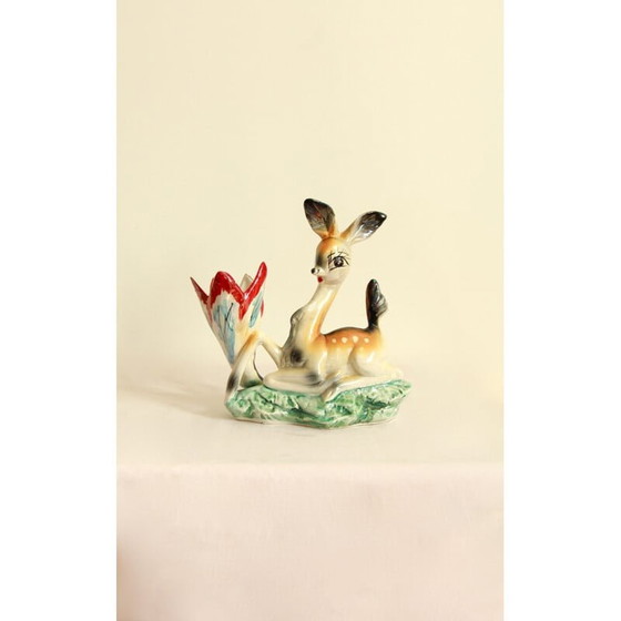 Image 1 of Mid-Century Bamby Keramiktopf, Italien 1950er Jahre