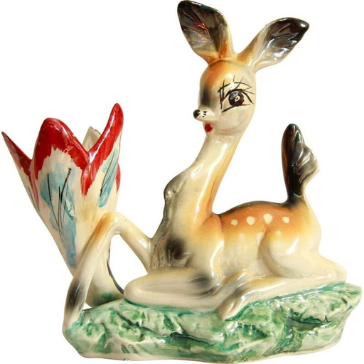 Mid-Century Bamby Keramiktopf, Italien 1950er Jahre