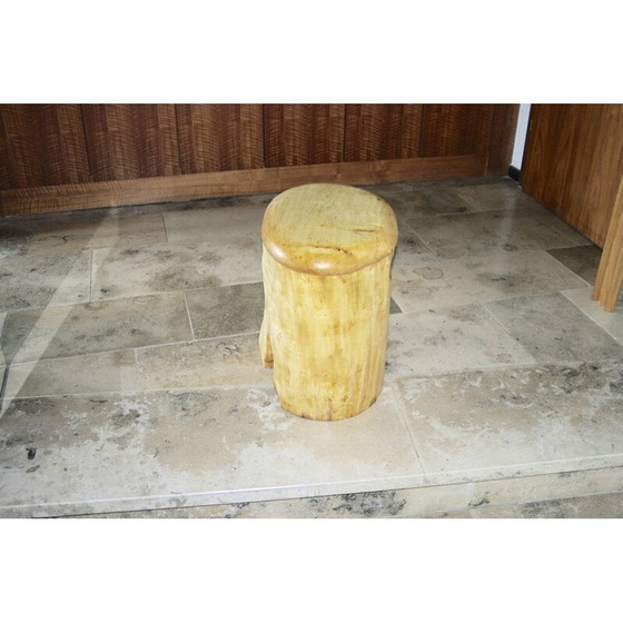 Image 1 of Vintage natürliche Akazie zoomorphic Nachttisch 1970