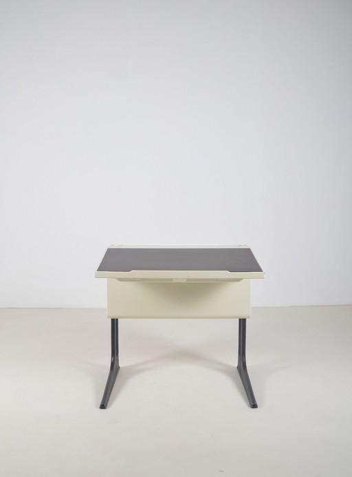 Verstellbarer Schreibtisch, entworfen von Luigi Colani für Flötotto, 1970er Jahre