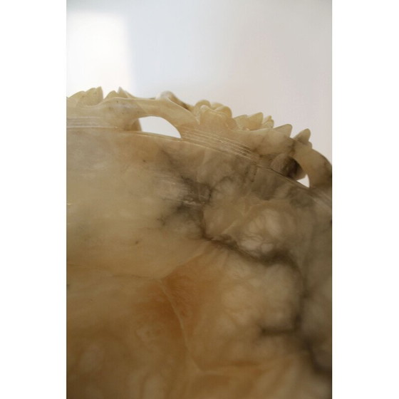 Image 1 of Vintage "Tazza" Tafelaufsatz aus Alabaster, Italien