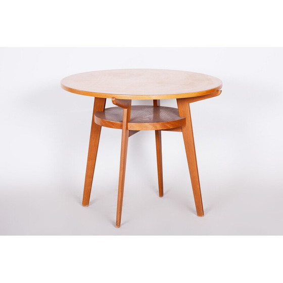 Image 1 of Mid Century Couchtisch aus Eichenholz, Tschechische Republik 1950er Jahre