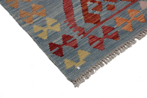 Image 1 of Original Old Style Kelim Afghan 196 X 102 Cm Top Zustand