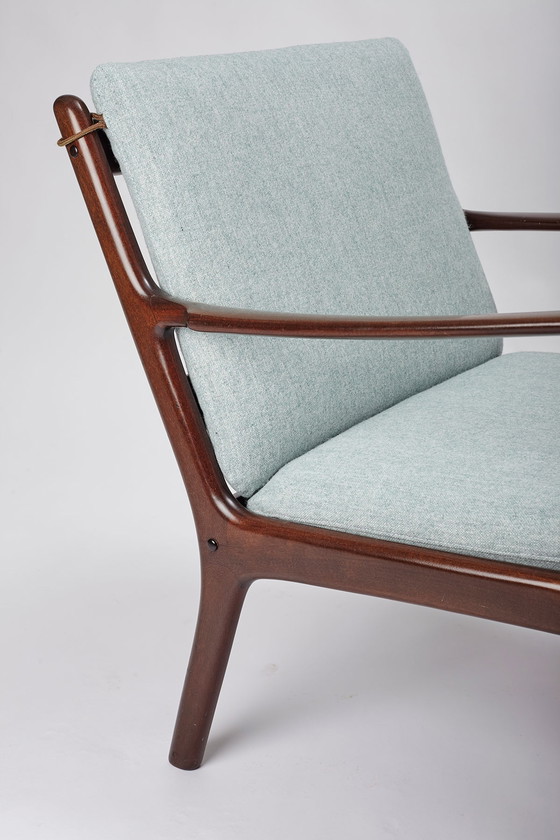 Image 1 of PJ112 Lounge Chair, entworfen von Ole Wanscher für Poul Jeppesen