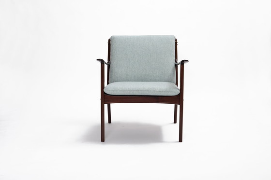 Image 1 of PJ112 Lounge Chair, entworfen von Ole Wanscher für Poul Jeppesen