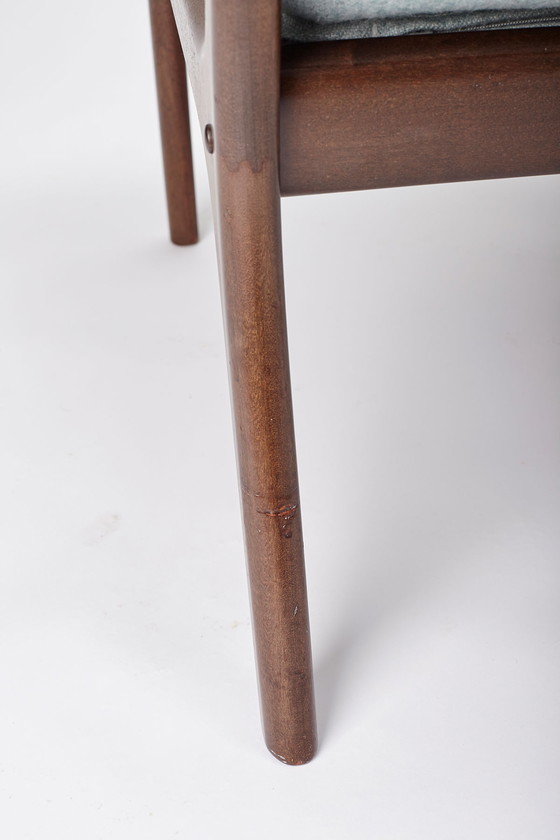 Image 1 of PJ112 Lounge Chair, entworfen von Ole Wanscher für Poul Jeppesen