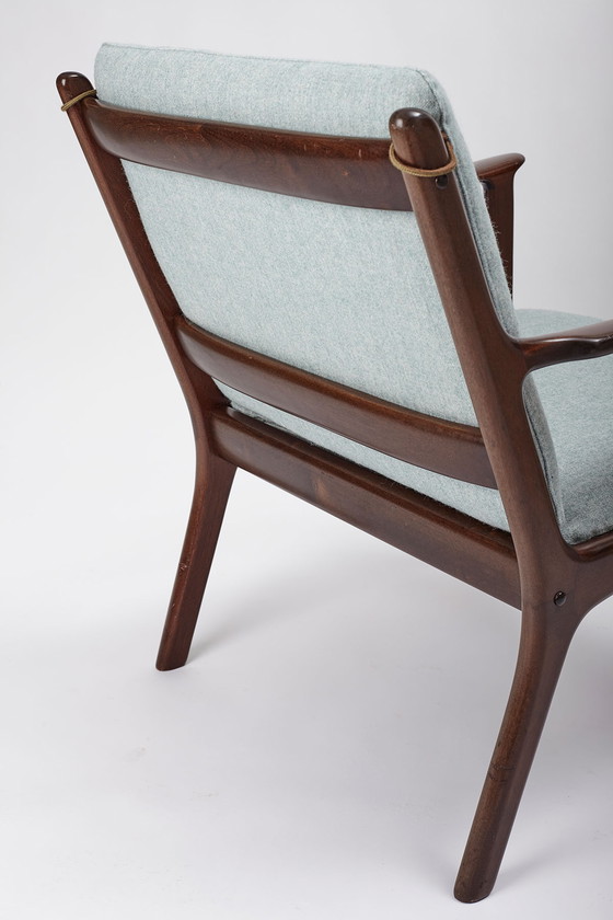 Image 1 of PJ112 Lounge Chair, entworfen von Ole Wanscher für Poul Jeppesen