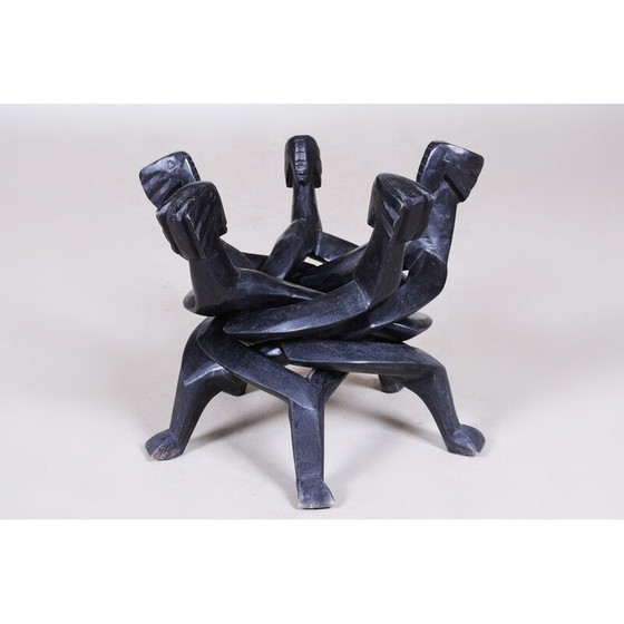 Image 1 of Klappbarer Couchtisch im Art déco-Stil, Afrika 1930er Jahre