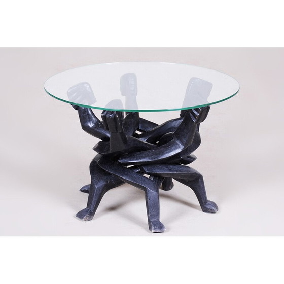 Image 1 of Klappbarer Couchtisch im Art déco-Stil, Afrika 1930er Jahre