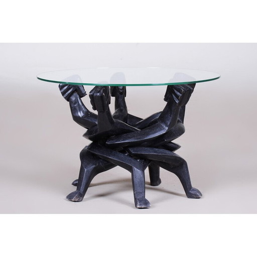 Klappbarer Couchtisch im Art déco-Stil, Afrika 1930er Jahre