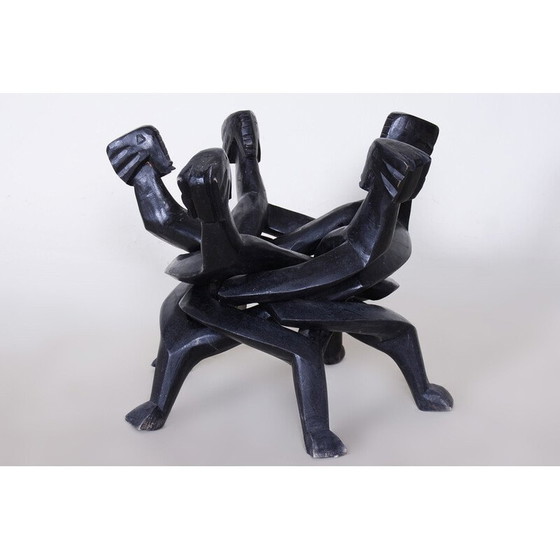 Image 1 of Klappbarer Couchtisch im Art déco-Stil, Afrika 1930er Jahre