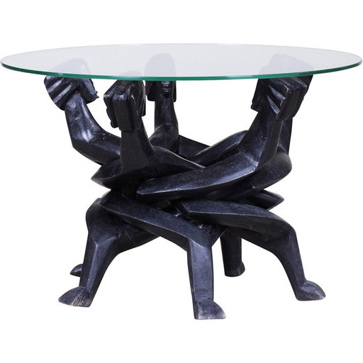 Klappbarer Couchtisch im Art déco-Stil, Afrika 1930er Jahre