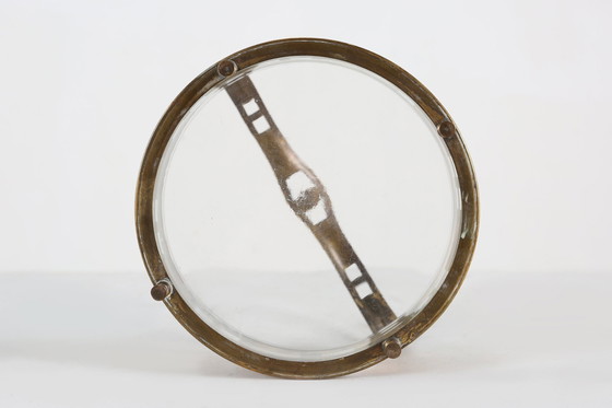 Image 1 of Art Deco Kupfer und Glas Obstkorb im Stil von Hans Ofner, Österreich ca. 1920