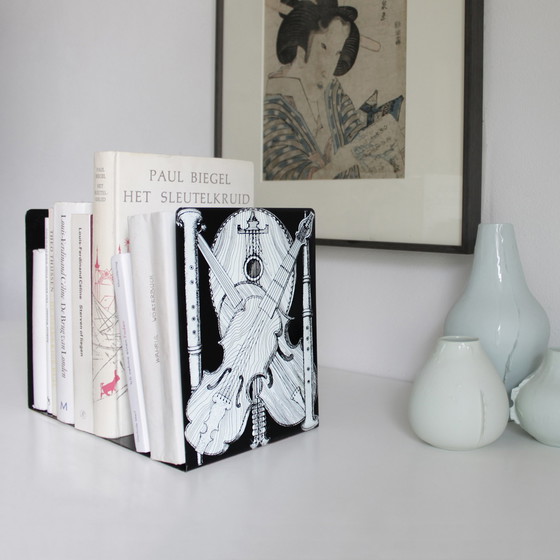 Image 1 of 2x Strumenti Musicali von Piero Fornasetti Boekensteun