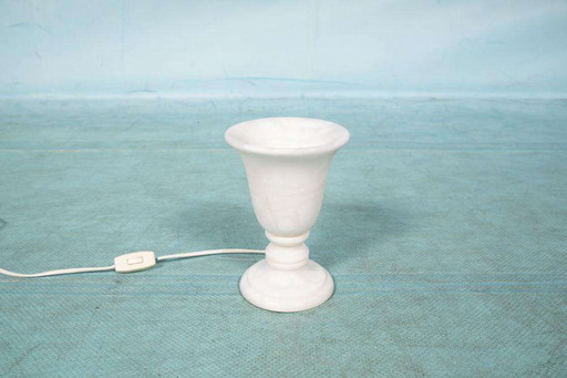 Bohemian Naturstein Tischlampe 1970er Jahre, vintage Stimmungslampe