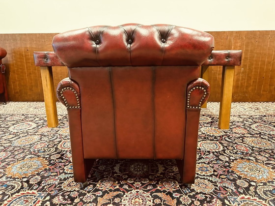 Image 1 of Die Marke Chesterfield Esstisch mit Esszimmerstühlen