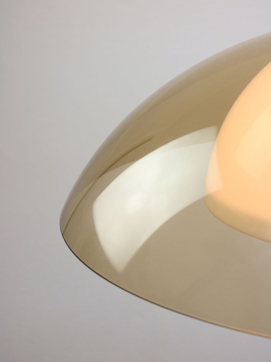 Image 1 of Seltene Ufo Space Age Lampe von Guzzini in Hellbraun, 1970er