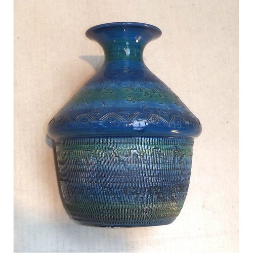 Vintage-Keramikvase von Aldo Londi für Bitossi, 1960