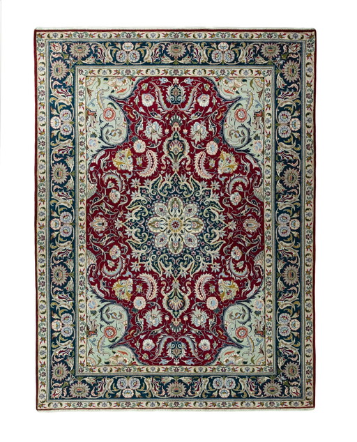 Handgeknüpfter Tabriz 30 Raj Orientteppich – 285 X 210 Cm
