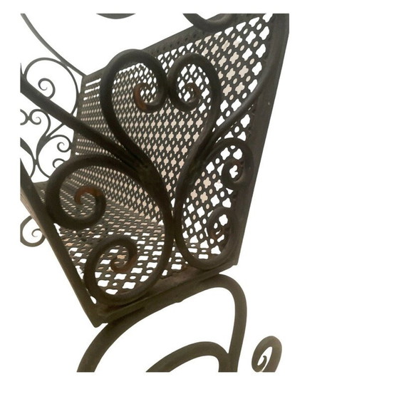 Image 1 of Alter Beistelltisch aus Schmiedeeisen, 1960