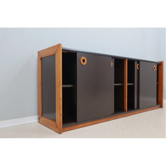 Image 1 of Postmodernes Sideboard aus Laminat und Holz, 1970er Jahre