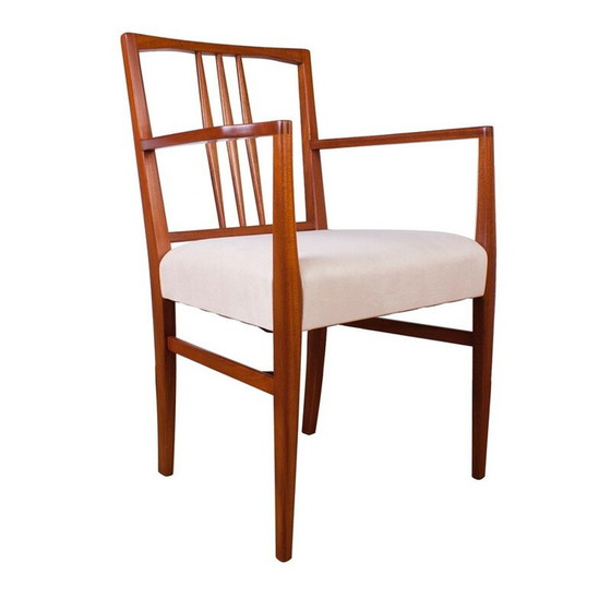 Image 1 of Esstisch und 6 Stühle aus Tulipwood, Gordon RUSSELL - 1960s