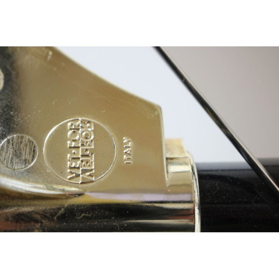 Image 1 of Kleiner Vintage-Glastisch Vet For, Italien 1980