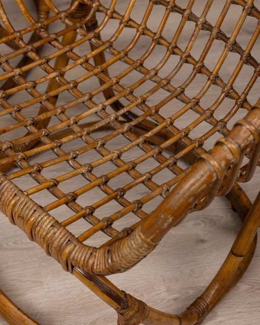 Vintage 1950S Wohnzimmer in Bambus von Tito Agnoli für Bonacina entworfen