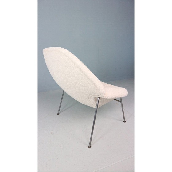 Image 1 of Vintage F555 Sessel aus Metall und Stoff von Pierre Paulin für Artifort, Niederlande 1960