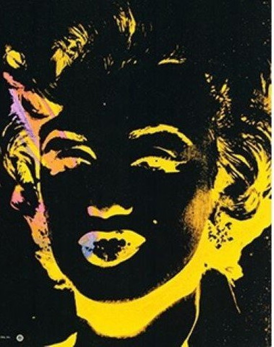 Image 1 of Vier mehrfarbige Marilyns - Druck nach Andy Warhol, 1979/1986