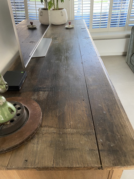 Image 1 of Holztisch mit Schreibtischstuhl