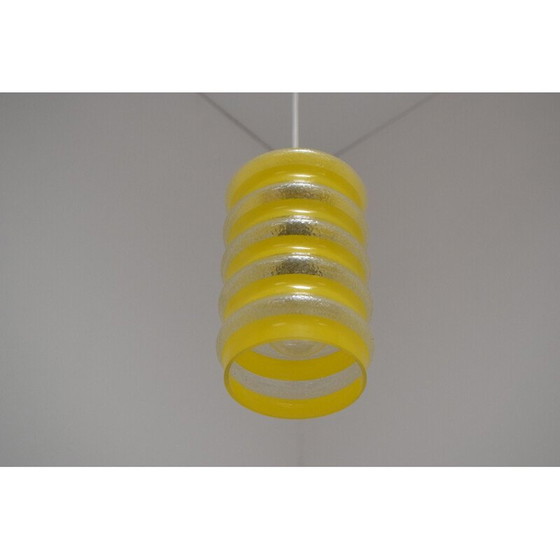 Image 1 of Hängeleuchte aus Glas, Tschechoslowakei 1960