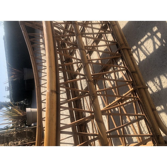 Image 1 of Vintage-Rattanbett