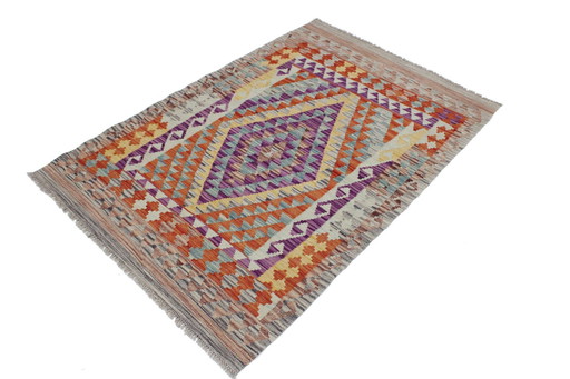 Original Old Style Kelim Afghan 156 X 106 Cm Top Zustand
