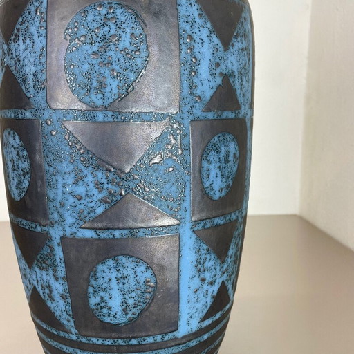 Vase "Ankara" aus fetter Lavakeramik von Heinz Siery Carstens Tönnieshof, Deutschland 1960er Jahre