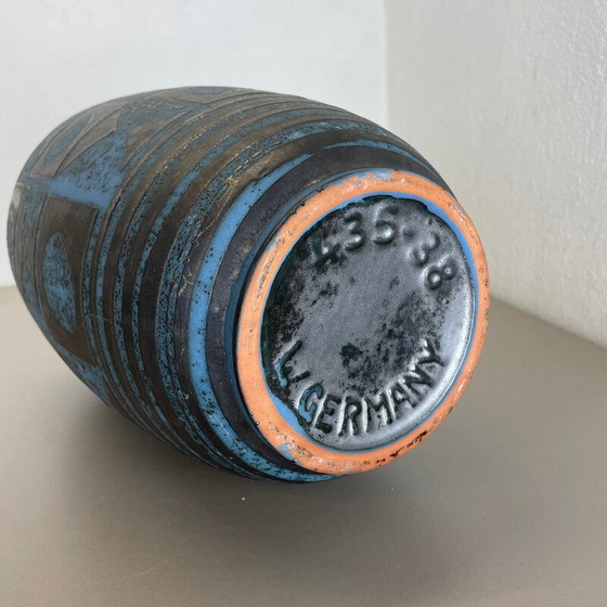 Image 1 of Vase "Ankara" aus fetter Lavakeramik von Heinz Siery Carstens Tönnieshof, Deutschland 1960er Jahre