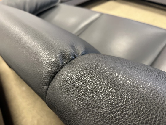 Image 1 of Leolux Bora Bora 3-Sitzer-Sofa aus schwarzem Leder