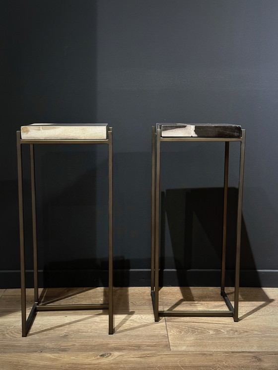 Image 1 of 2x Design Beistelltisch