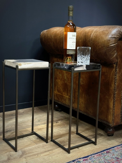 2x Design Beistelltisch