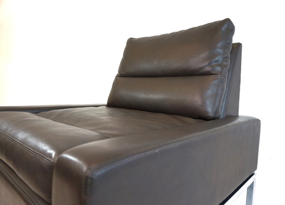 Image 1 of Wilkhahn Serie 800 Ledersessel von Hans Peter Piel