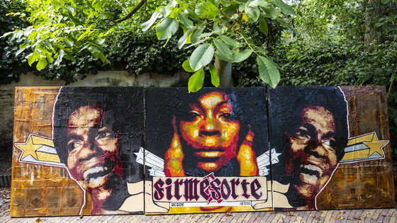 Image 1 of Claus Costa Brasilianische Straßenkunst Diana Ross Michael Jackson