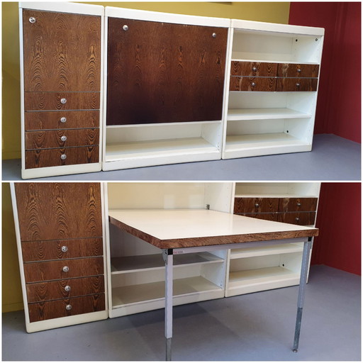 Vintage Wandmöbel + Tisch