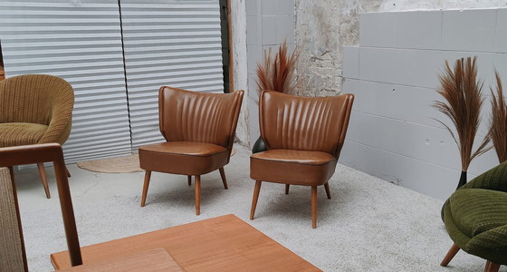 Image 1 of 2x Cocktailstühle aus der Mid century