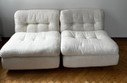 2x Mario Bellini Amanta modulares Sofa