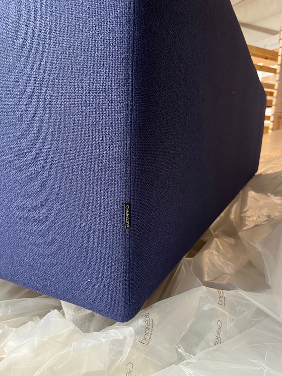 Image 1 of Gelderland Henk Vos 4800 3-Sitzer-Sofa + Fußhocker