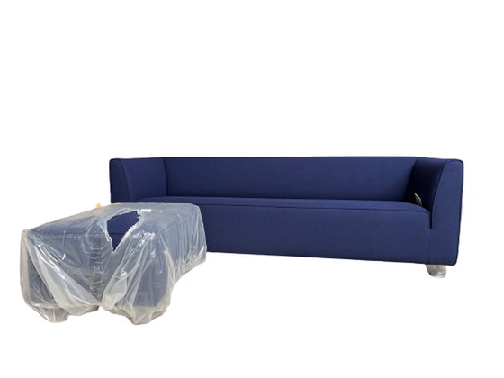 Image 1 of Gelderland Henk Vos 4800 3-Sitzer-Sofa + Fußhocker