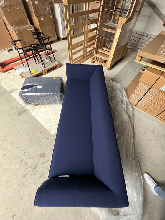 Image 1 of Gelderland Henk Vos 4800 3-Sitzer-Sofa + Fußhocker