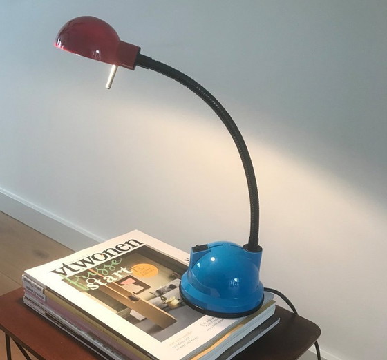 Image 1 of Vintage Schreibtischlampe im Memphis -Stil „NFK“