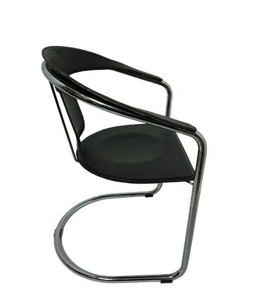 Ledersessel, Canasta von Arrben, 1970er Jahre